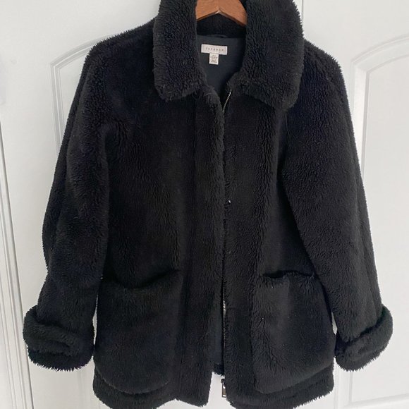Oversized Teddy Faux Fur Jacket - Picture 1 of 6